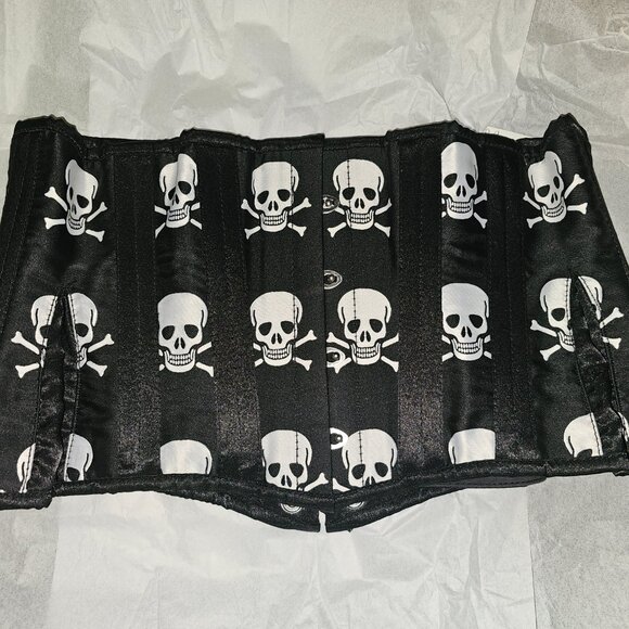 NWT Day of the DEAD Halloween Skull Corset 3XL - Picture 2 of 16